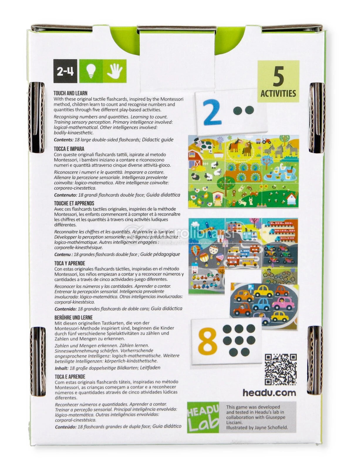 Flashcards - 123 Touch Montessori