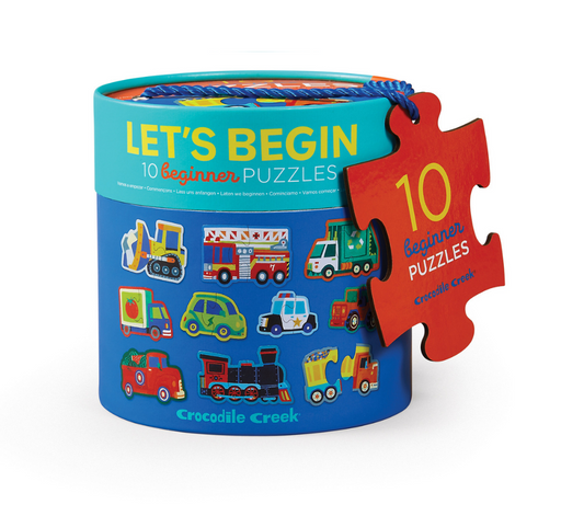 Let’s Begin Puzzle 2pc - Vehicles