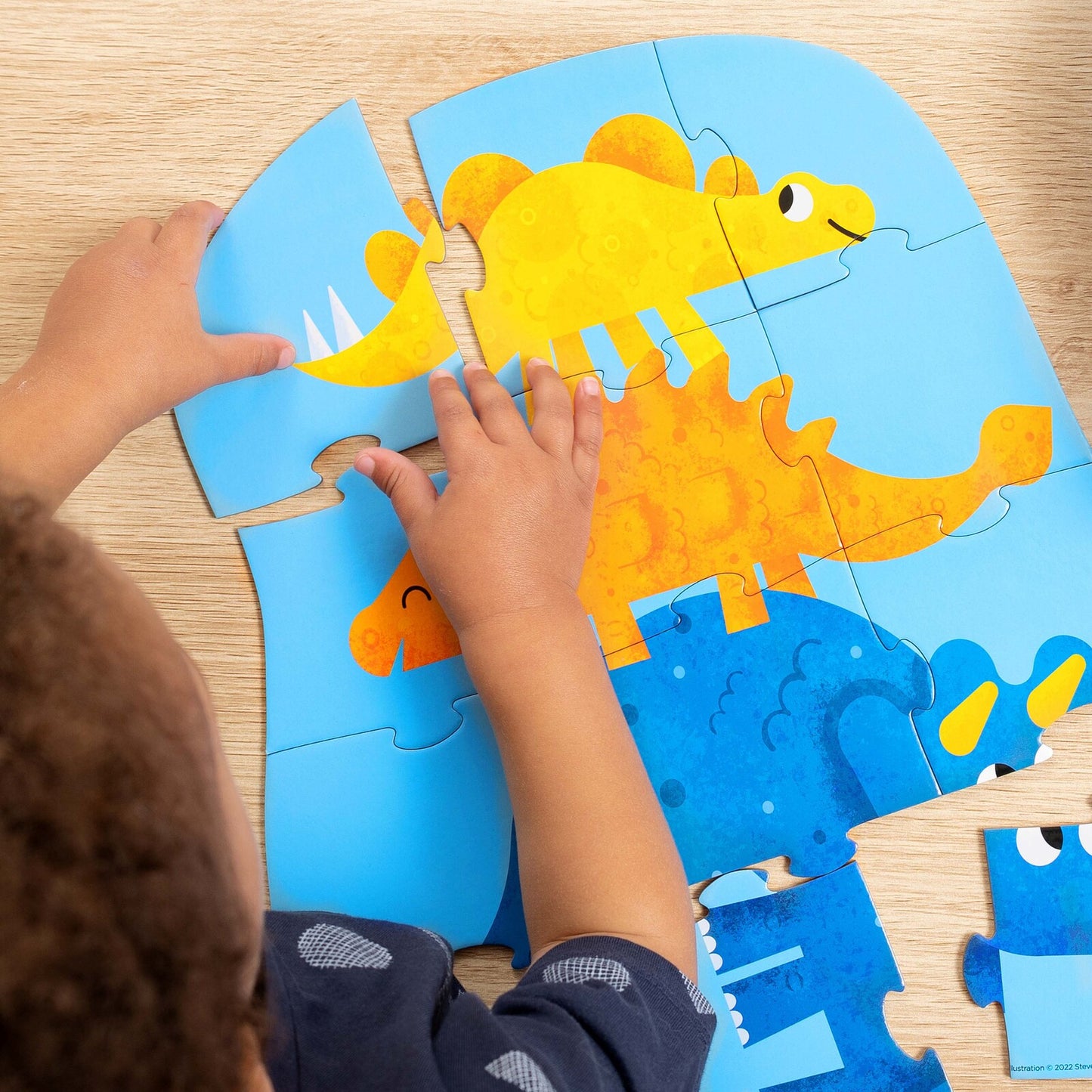 Mini Puzzle 12pc - Dino Friends
