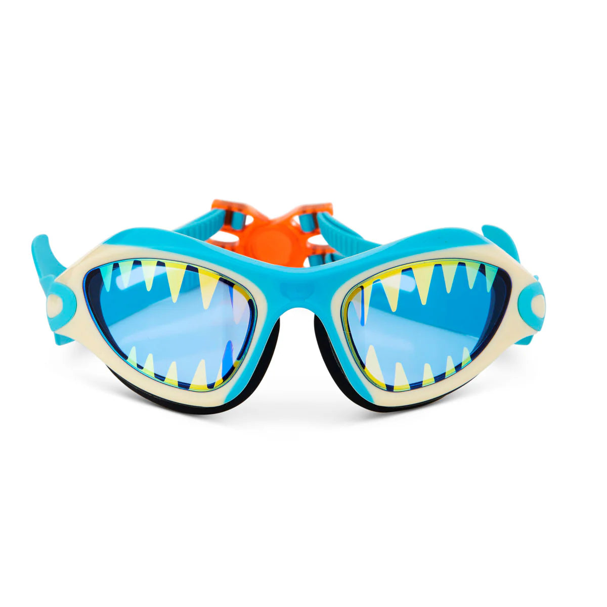 Bling2o Megamouth - Shark Tooth White Swimming Goggles