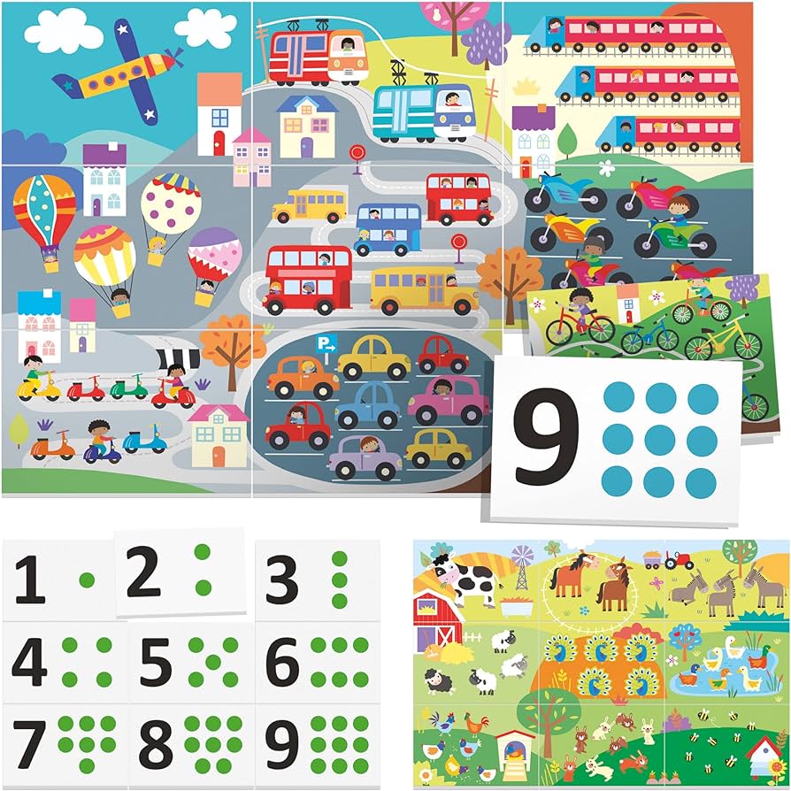 Flashcards - 123 Touch Montessori