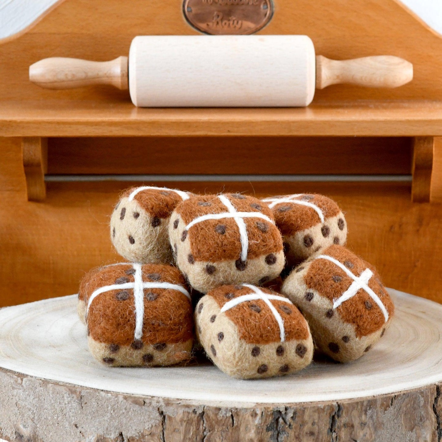 Felt Hot Cross Bun