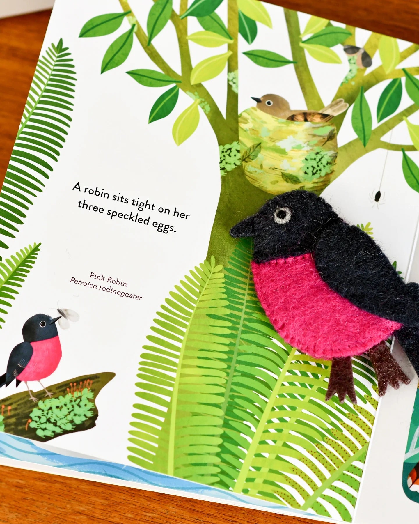 Busy Beaks Finger Puppets and Book Set