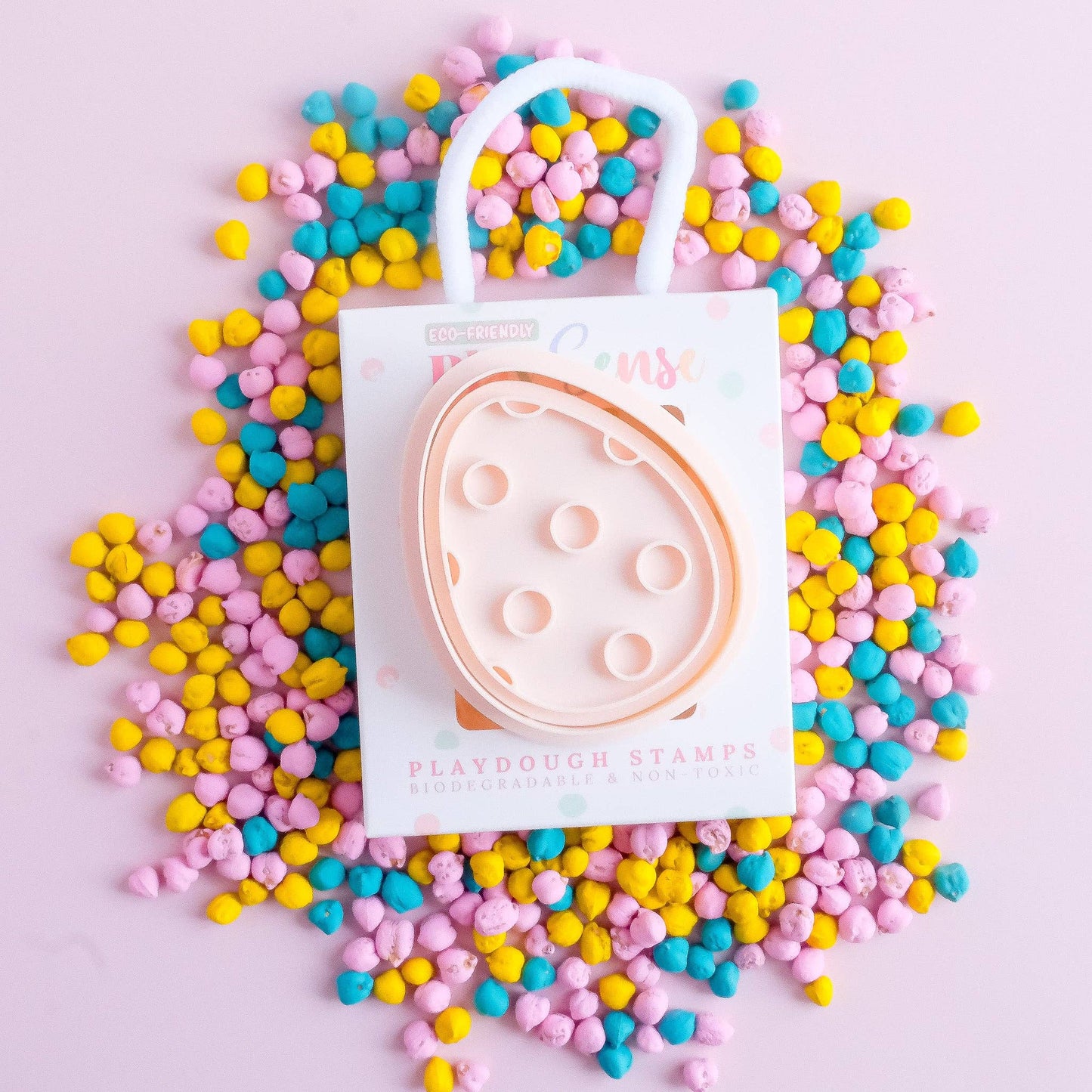 Eco Playdough Stamp | Easter Collection | Easter Egg Dots