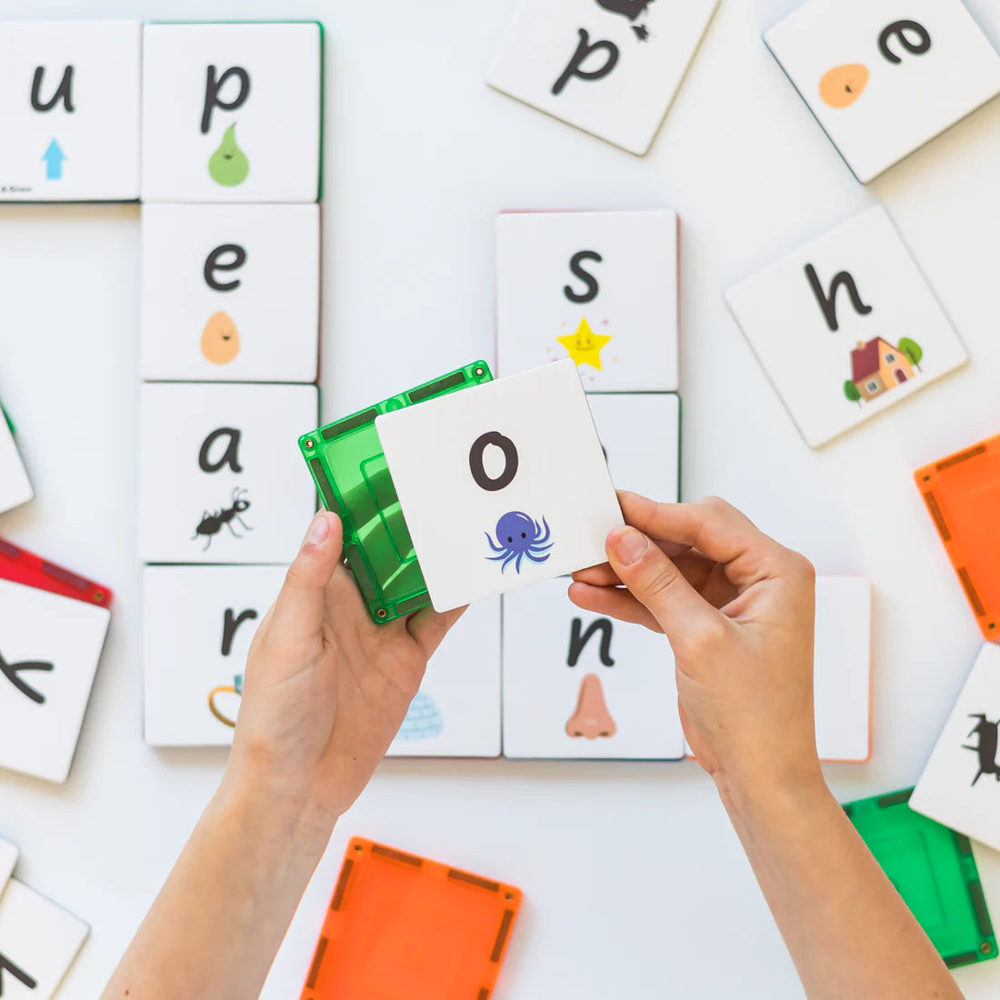 Magnetic Tile Topper - Alphabet Lower Case