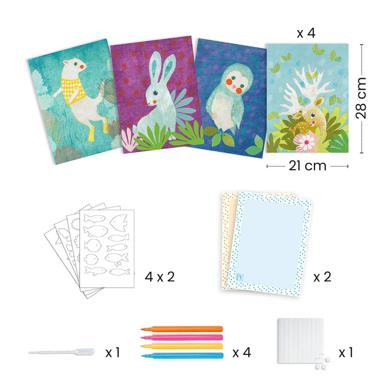 Blotting Paper Drawing Set