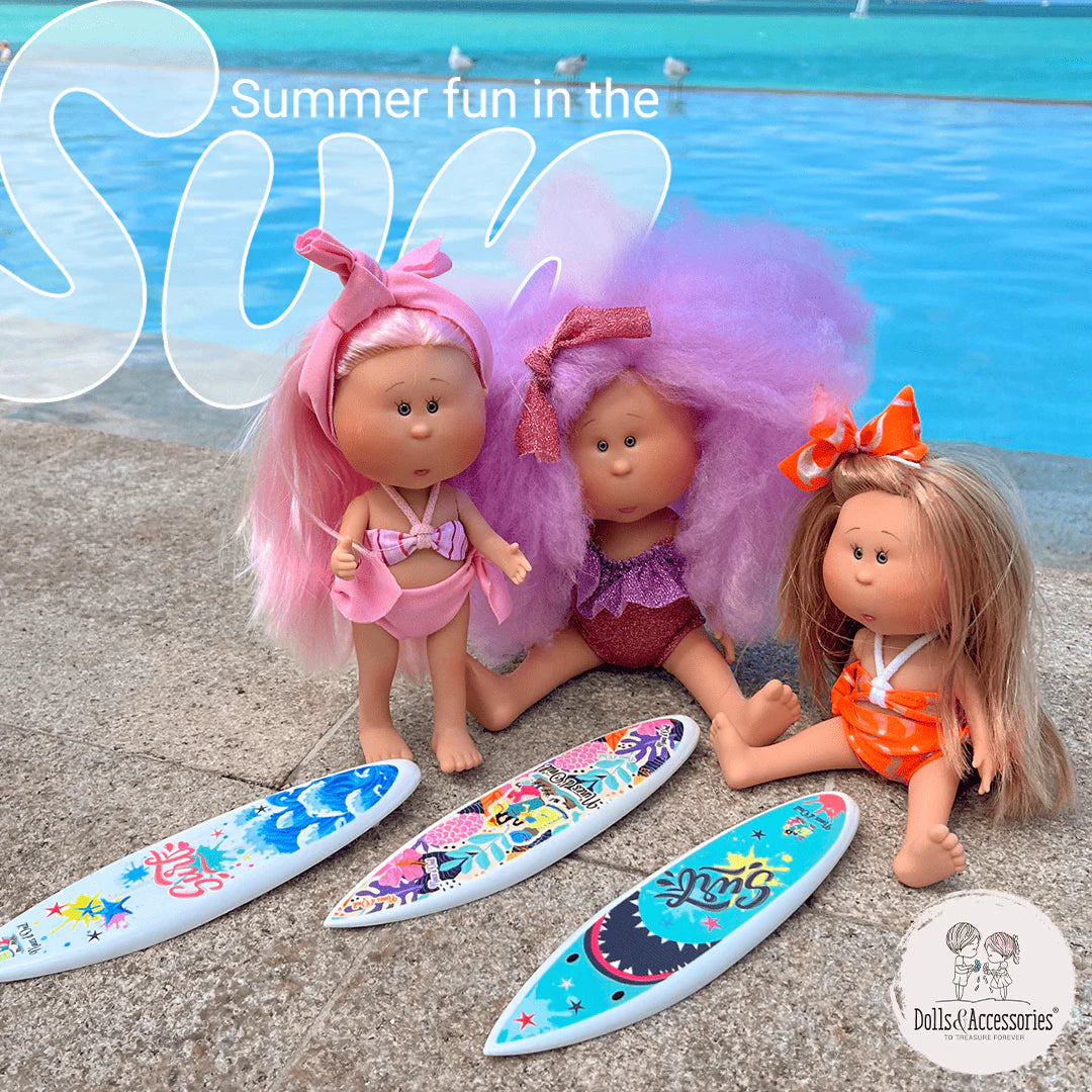 Handcrafted Collectible Doll - Little Mia Beach Babe Summer Doll