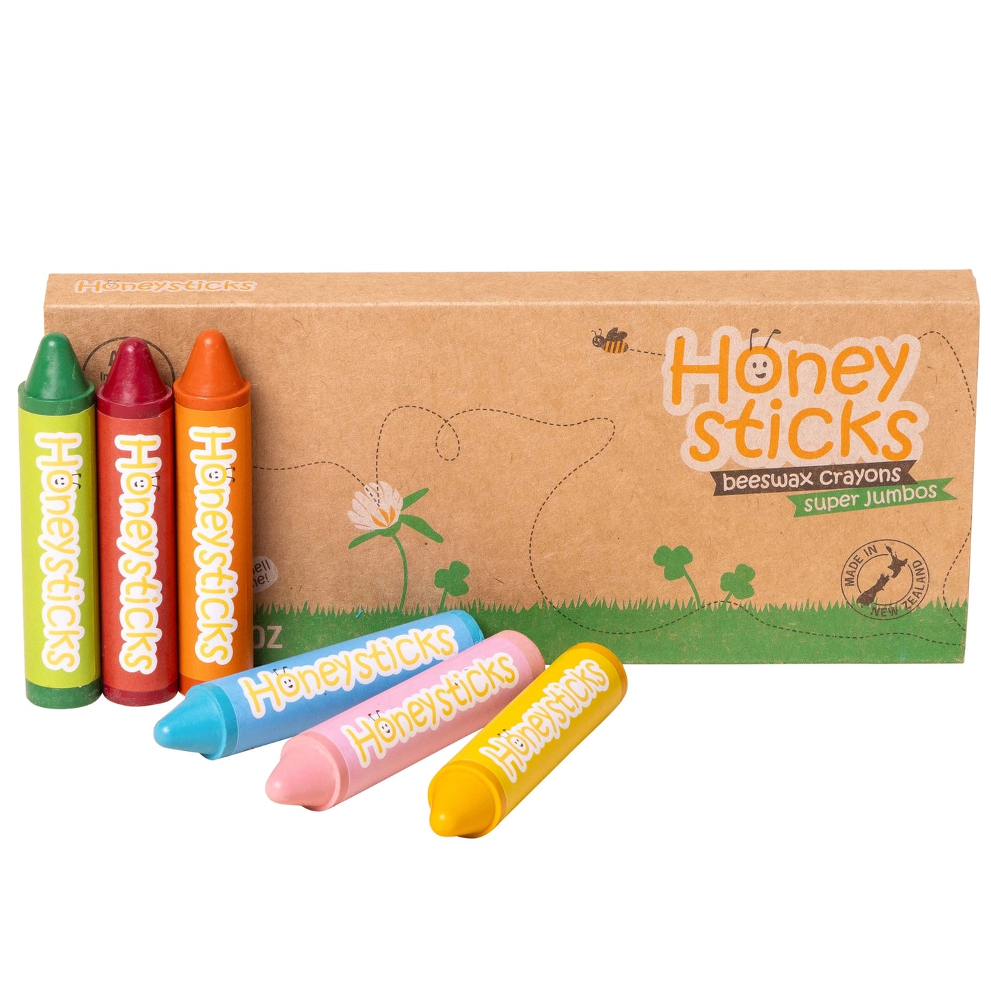Honeysticks Super Jumbo Crayons 12 pack