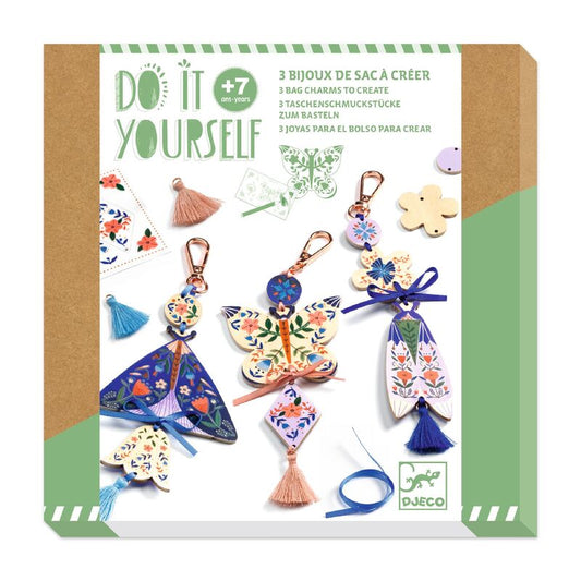 Do it Yourself Butterflies Bag Charms