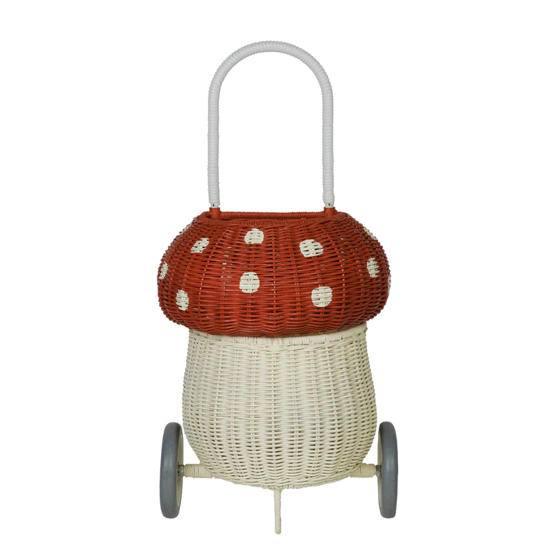 Rattan Mushroom Luggy - Various Colours