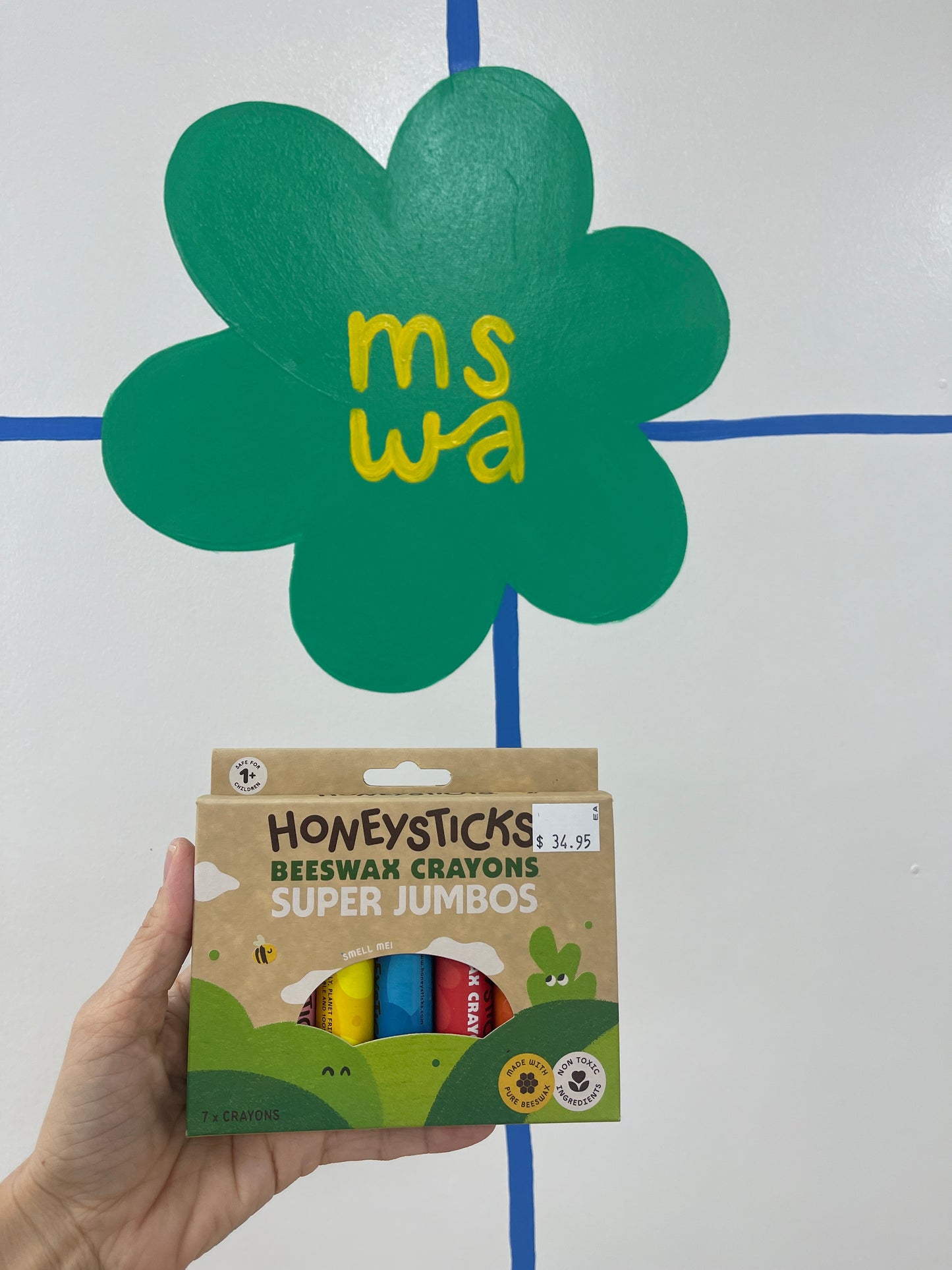 Honeysticks Super Jumbo Crayons 7 pack