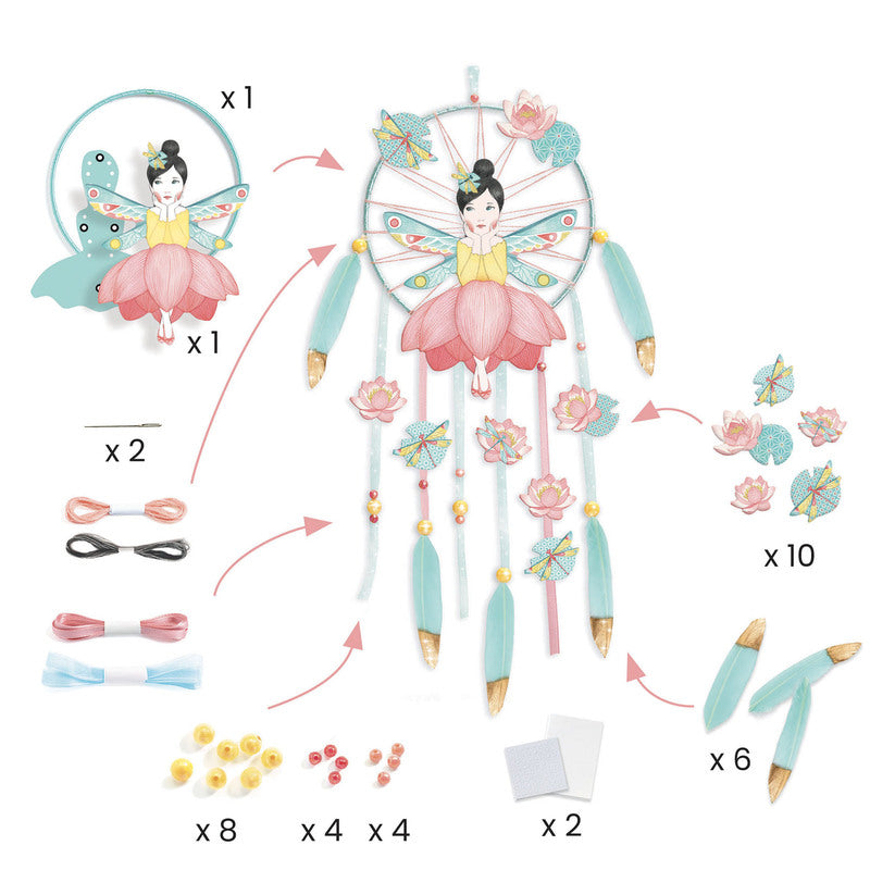 Do it Yourself Lotus Fairy Dreamcatcher