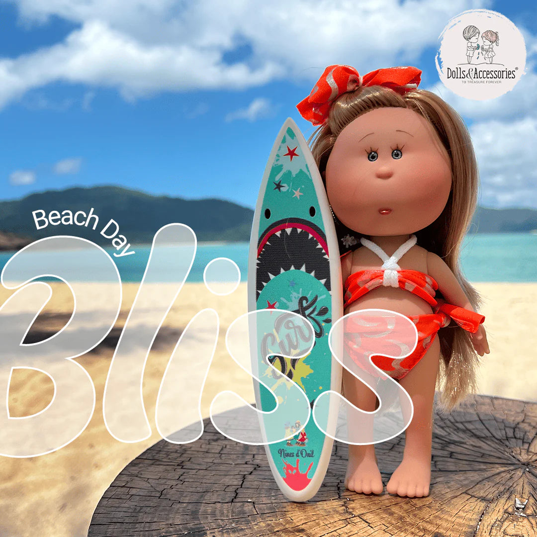 Handcrafted Collectible Doll - Little Mia Beach Babe Summer Doll