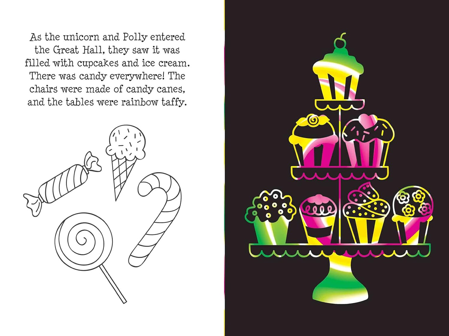 Scratch and Sketch Unicorn Adventure - Art Activity Book