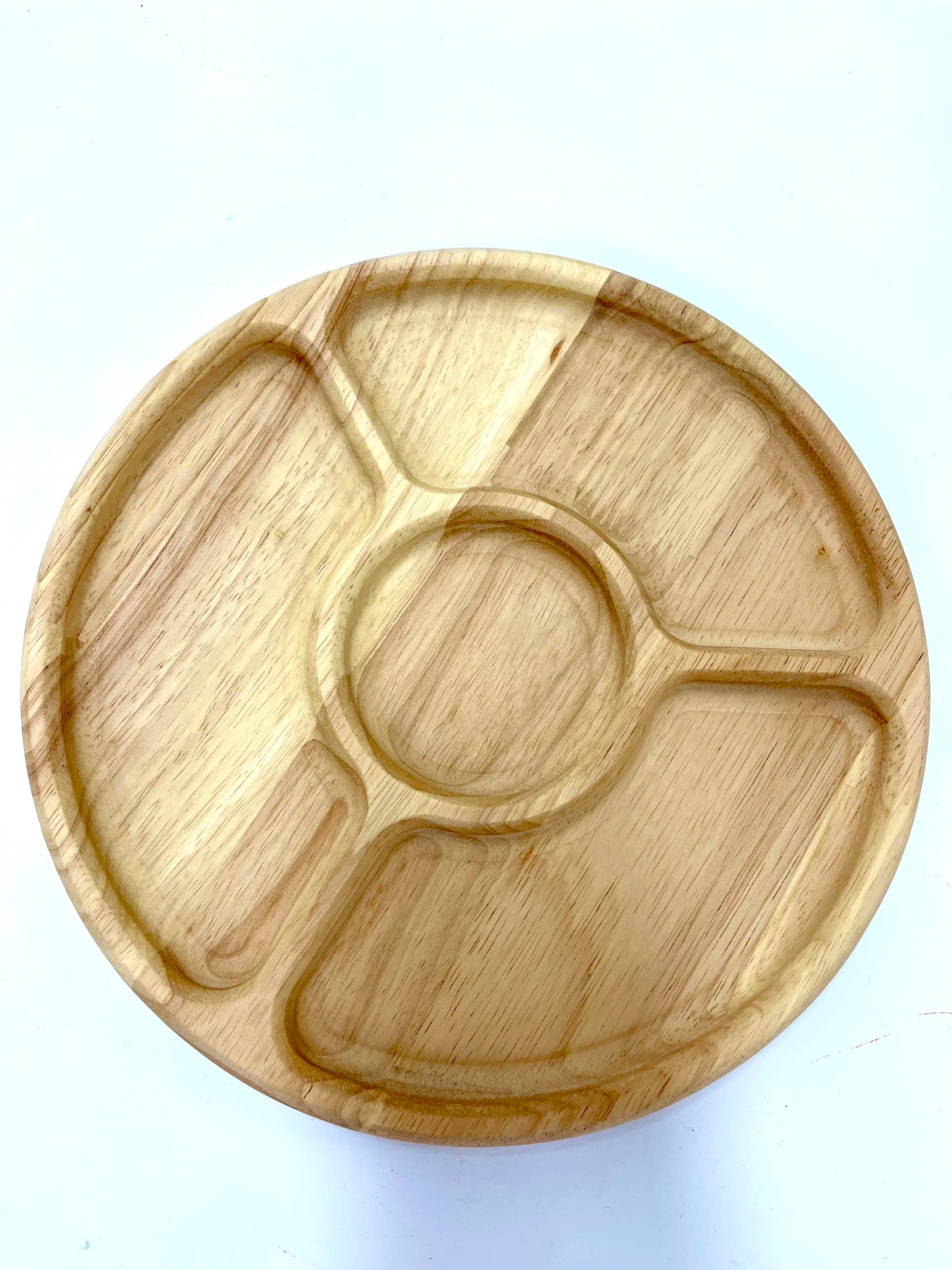 Round Divided Feeding Tray