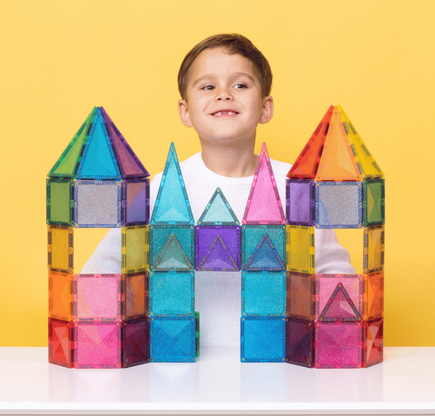 48pc Glitter Castle Pack - Connetix Tiles