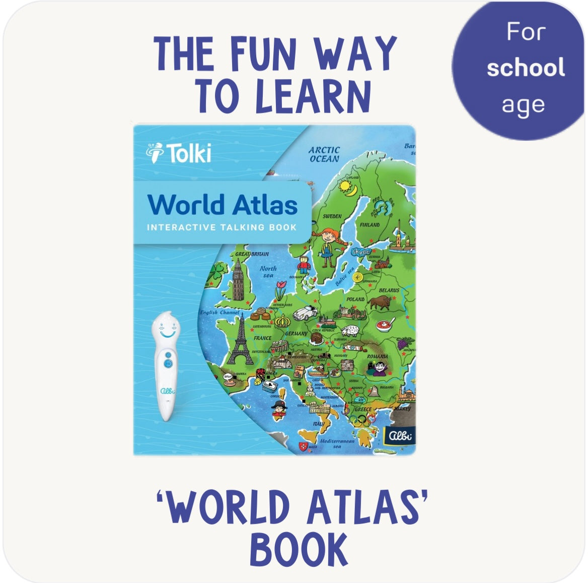 Tolki Book World Atlas