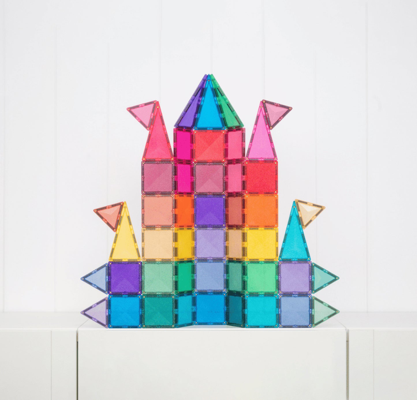 48pc Glitter Castle Pack - Connetix Tiles