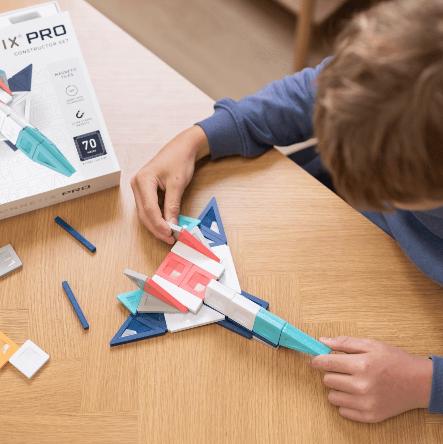 70pc PRO Constructor Set - Connetix Tiles