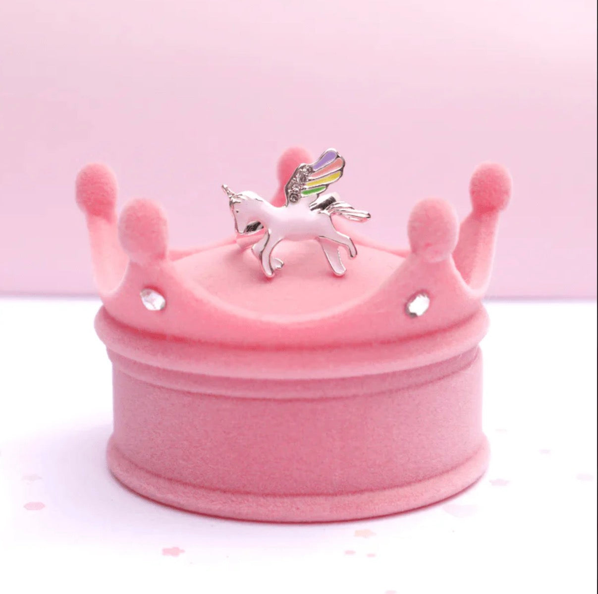 Celestial Unicorn Ring in Velvet Box
