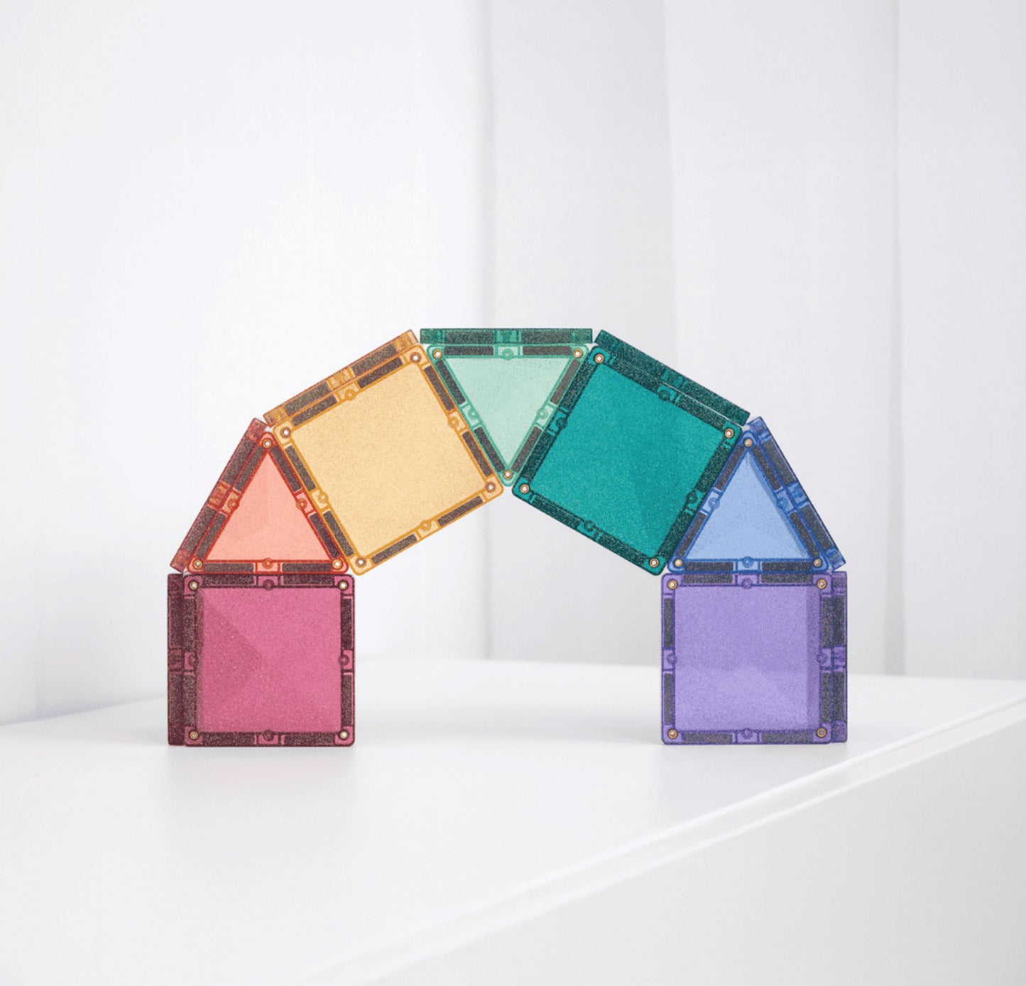 48pc Glitter Castle Pack - Connetix Tiles