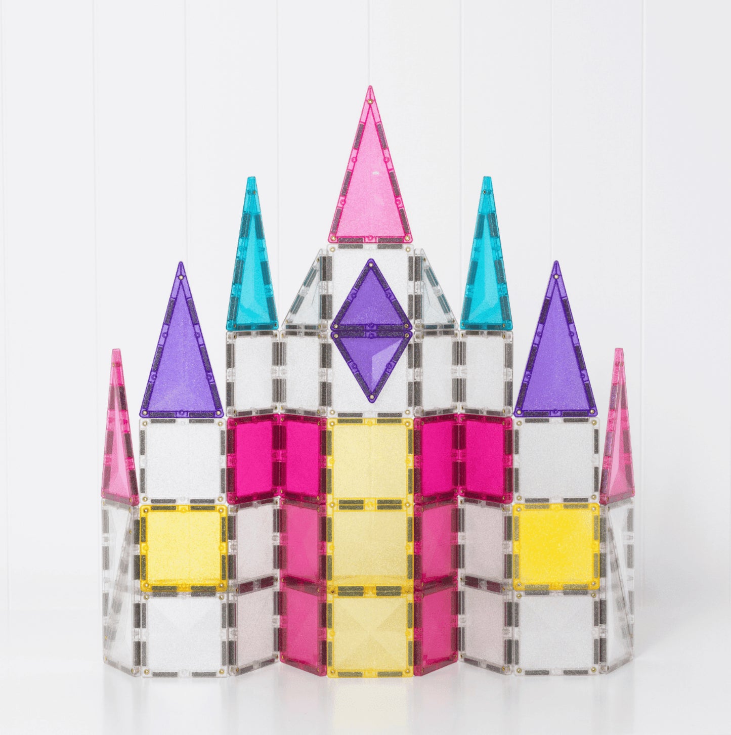 56pc Glitter Unicorn Pack - Connetix Tiles