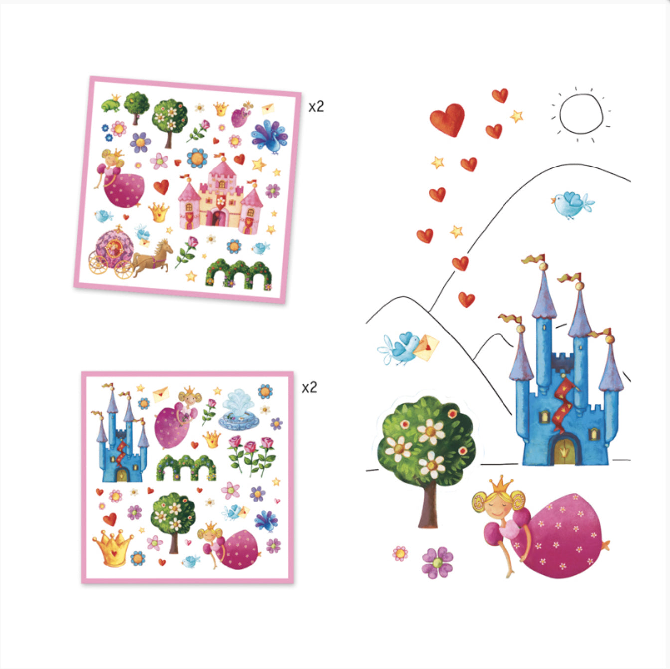 Stickers - Princess 160 stickers