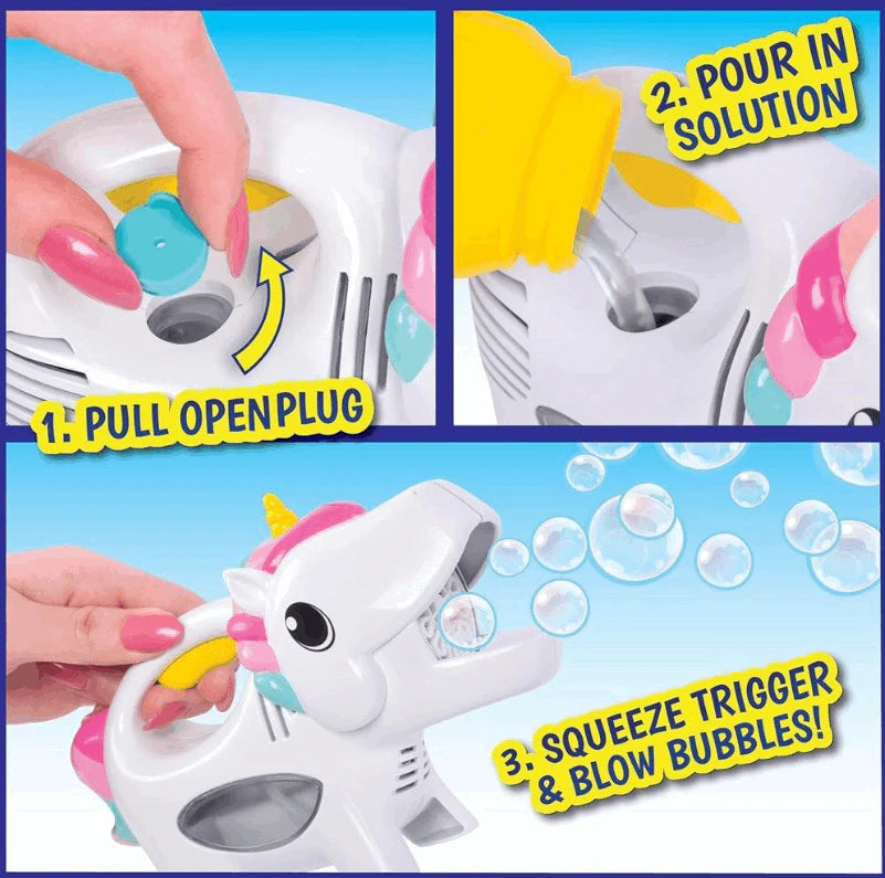 MAXX Bubbles Handheld Unicorn Bubbler