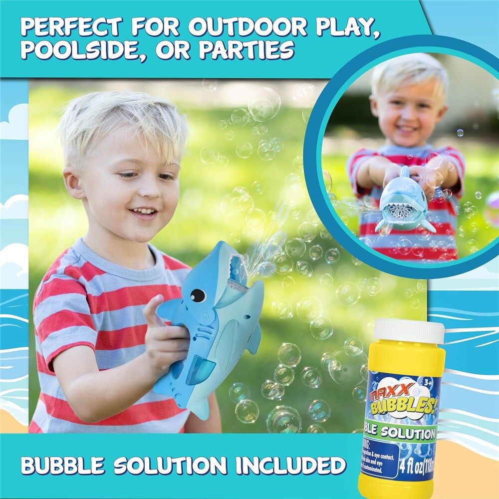 MAXX Bubbles Handheld Shark Bubbler