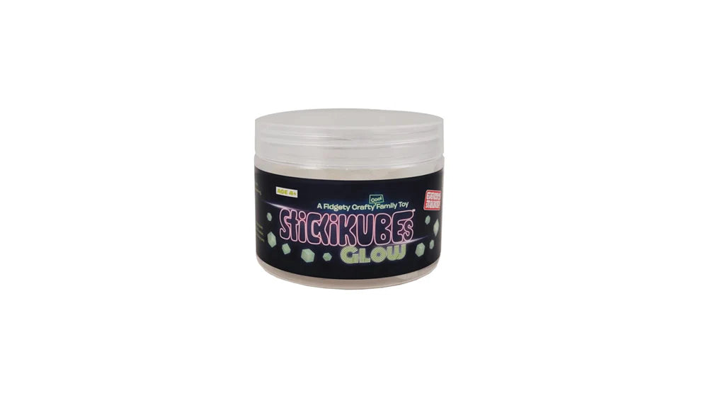 STICKIKUBES - GLOW IN THE DARK TUB - 125PC