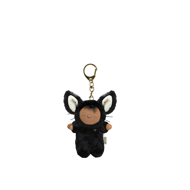 Cozy Bag Charm - Cat Nox - Black