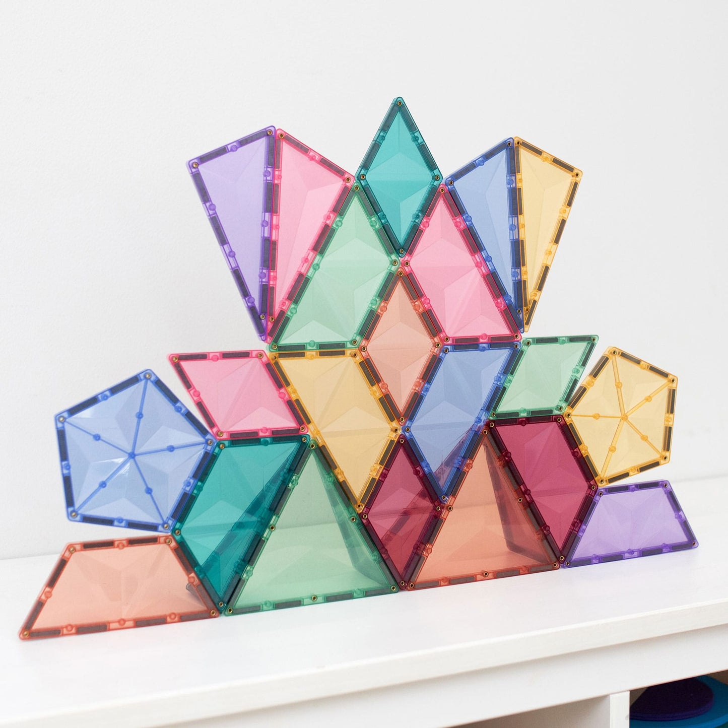 48 Piece Pastel Shape Expansion Pack - Connetix Tiles