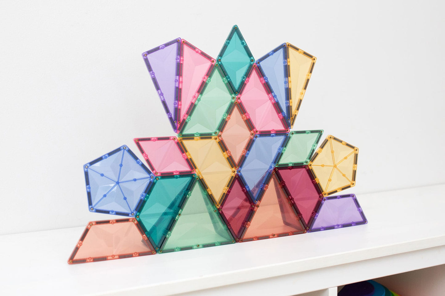 48 Piece Pastel Shape Expansion Pack - Connetix Tiles