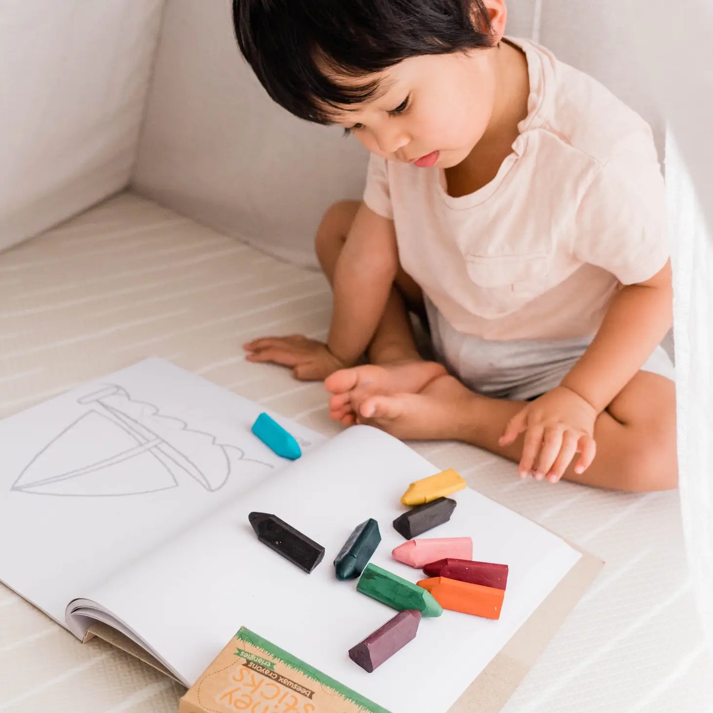 Honeysticks Triangles Beeswax Crayons - 10 pack