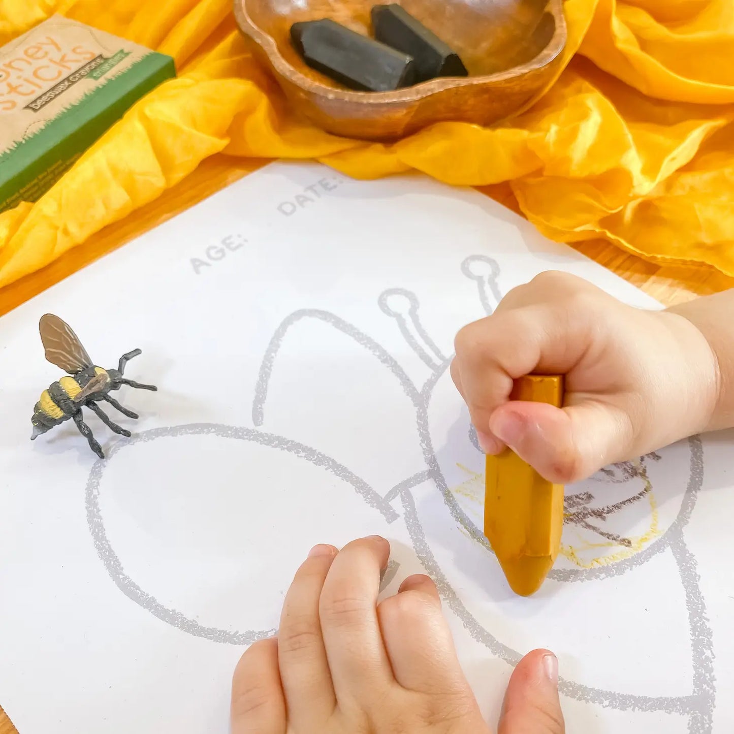 Honeysticks Triangles Beeswax Crayons - 10 pack