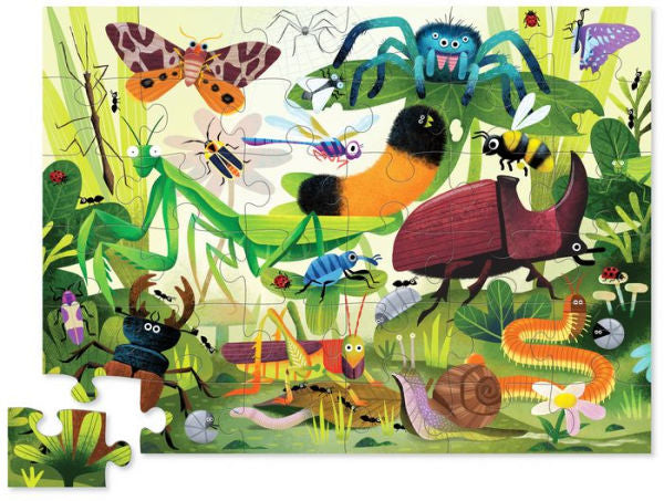 Classic Floor Puzzle 36pc - Backyard Bugs