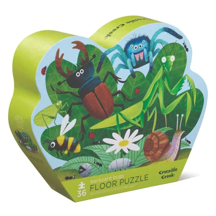 Classic Floor Puzzle 36pc - Backyard Bugs