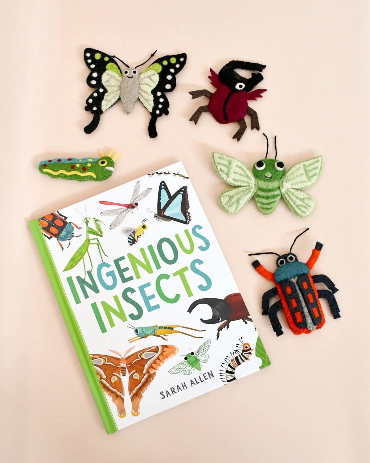 Ingenious Insects Finger Puppets and Book Set