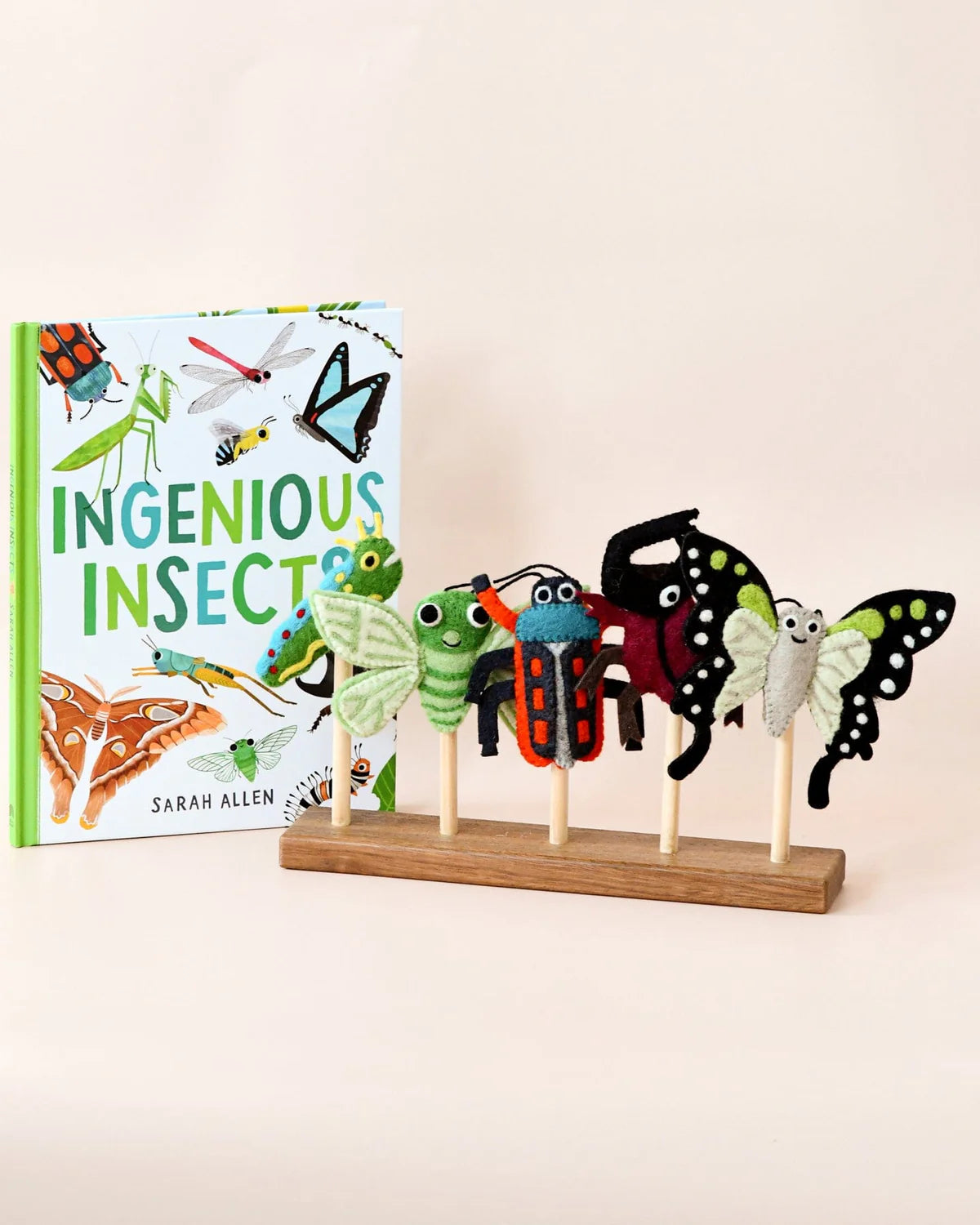 Ingenious Insects Finger Puppets and Book Set