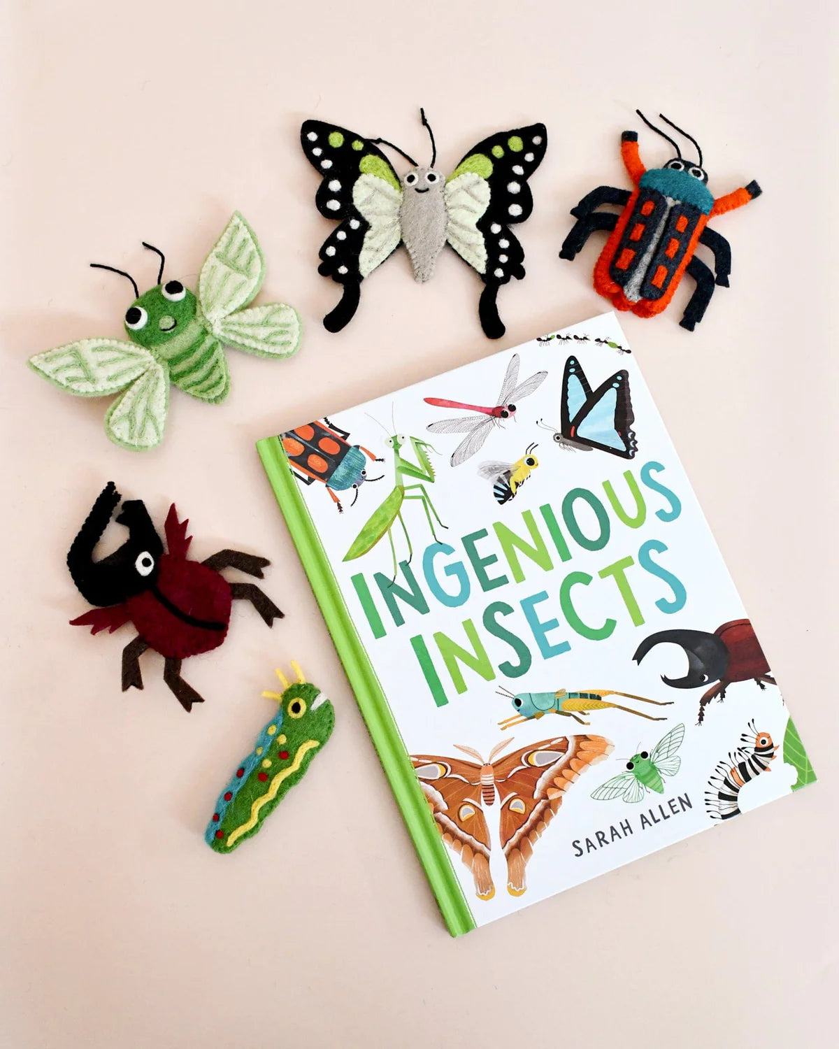 Ingenious Insects Finger Puppets and Book Set