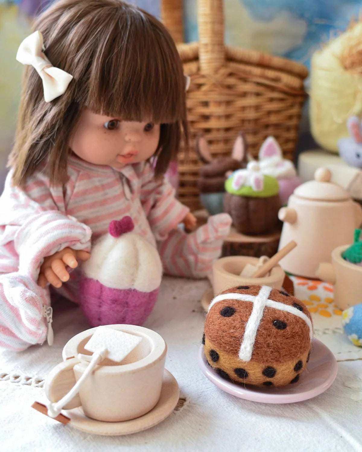 Felt Hot Cross Buns (Set of 3)