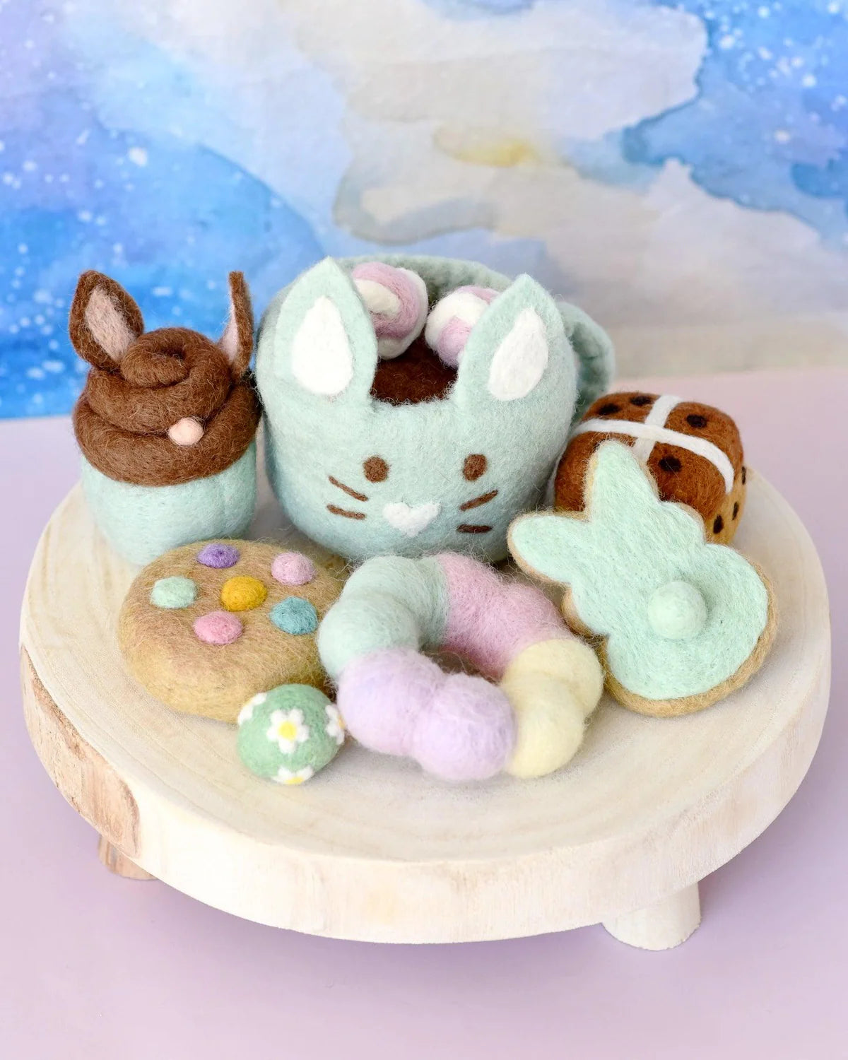 Grazing Box of Easter Felt Play Food