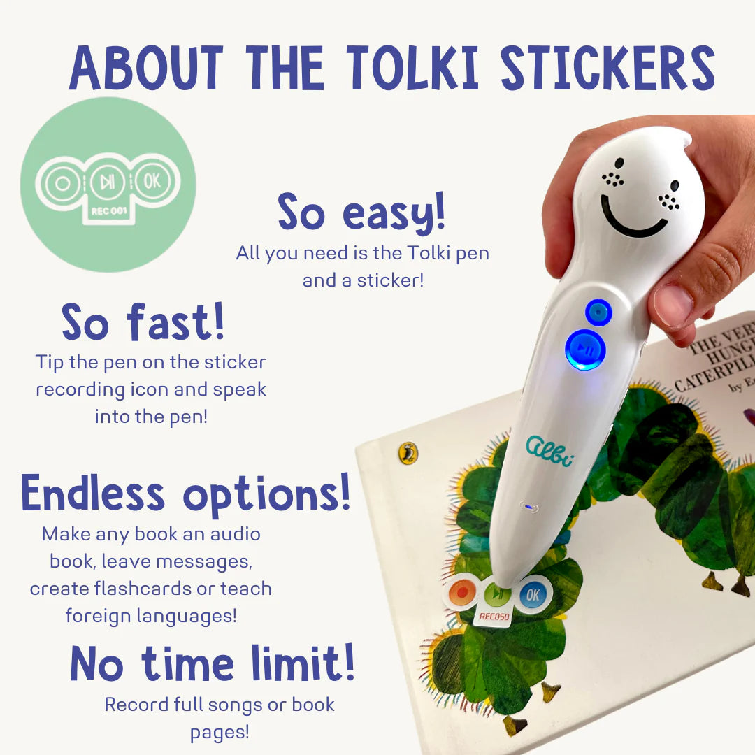 Tolki My first colours and shapes Set: Pen, Book and Stickers