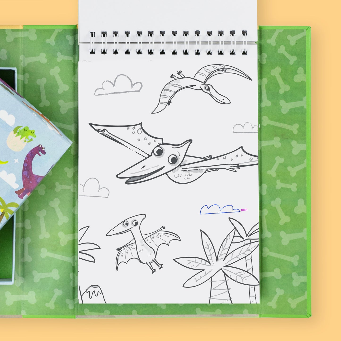 Colouring Set - Dinosuars