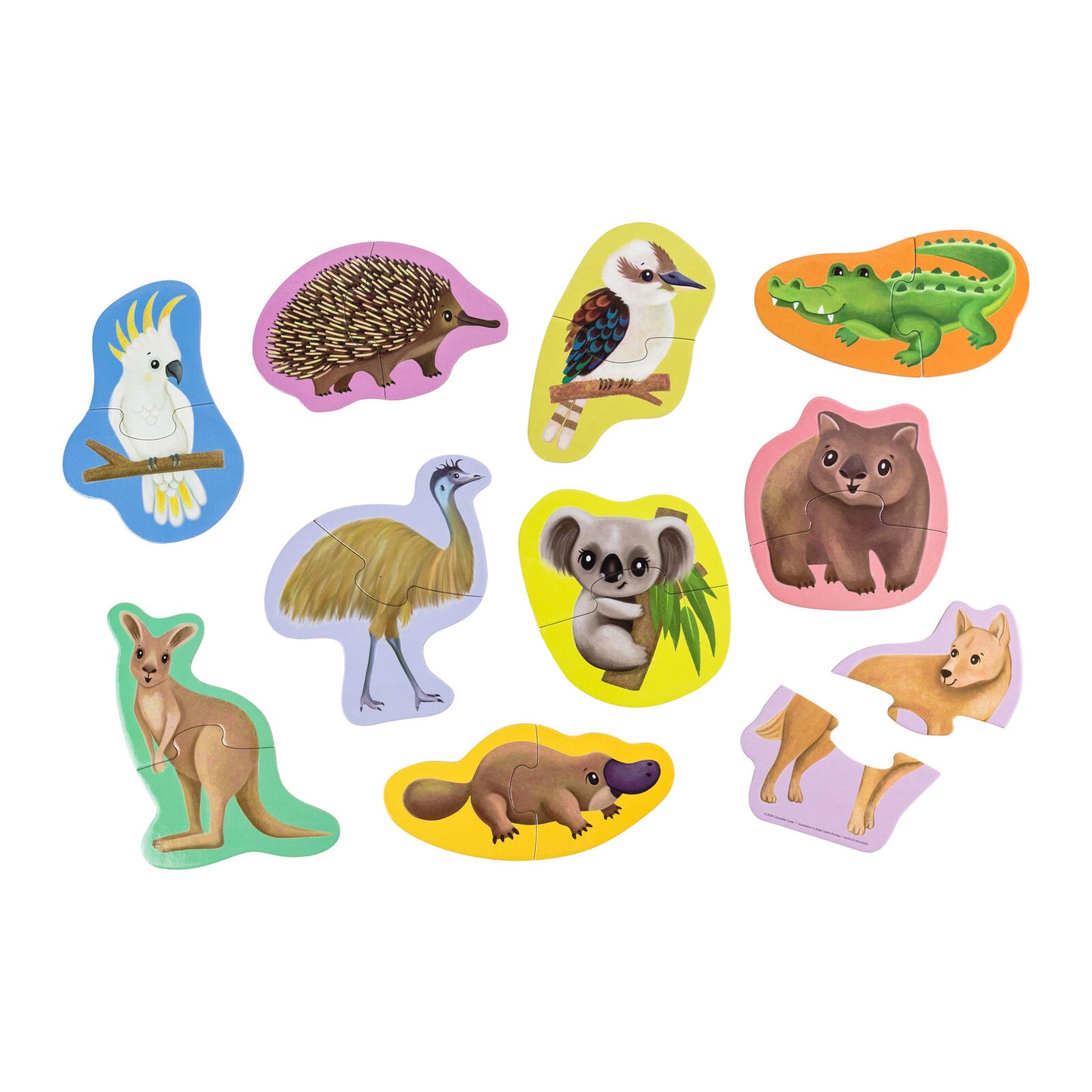 Let’s Begin Puzzle 2pc - Aussie Animals