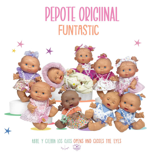 Baby Doll Pepote Funtastic - various dolls (medium)