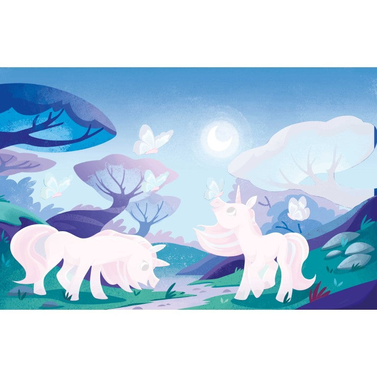 A Free the Colours Brush Book - Unicorns