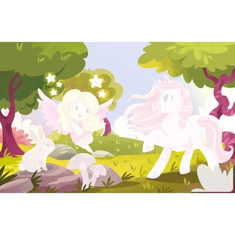 A Free the Colours Brush Book - Unicorns