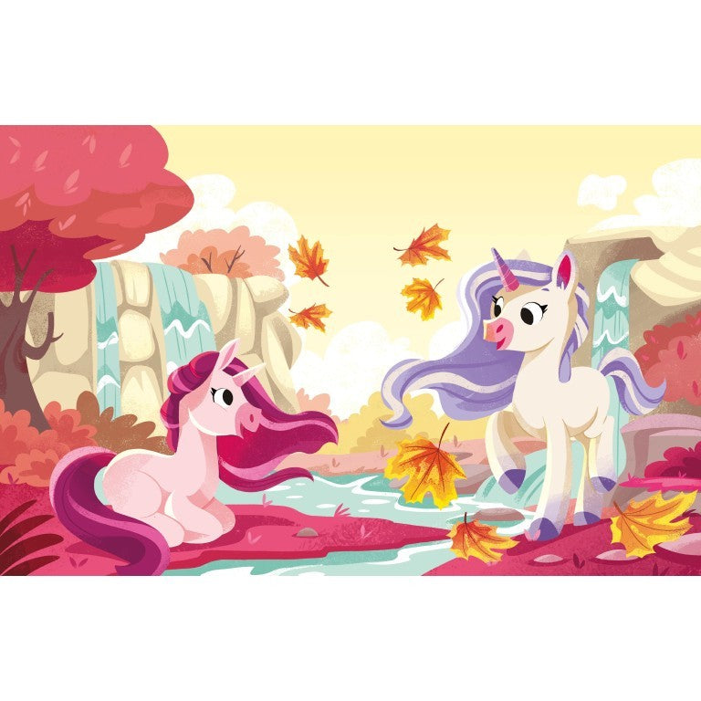 A Free the Colours Brush Book - Unicorns