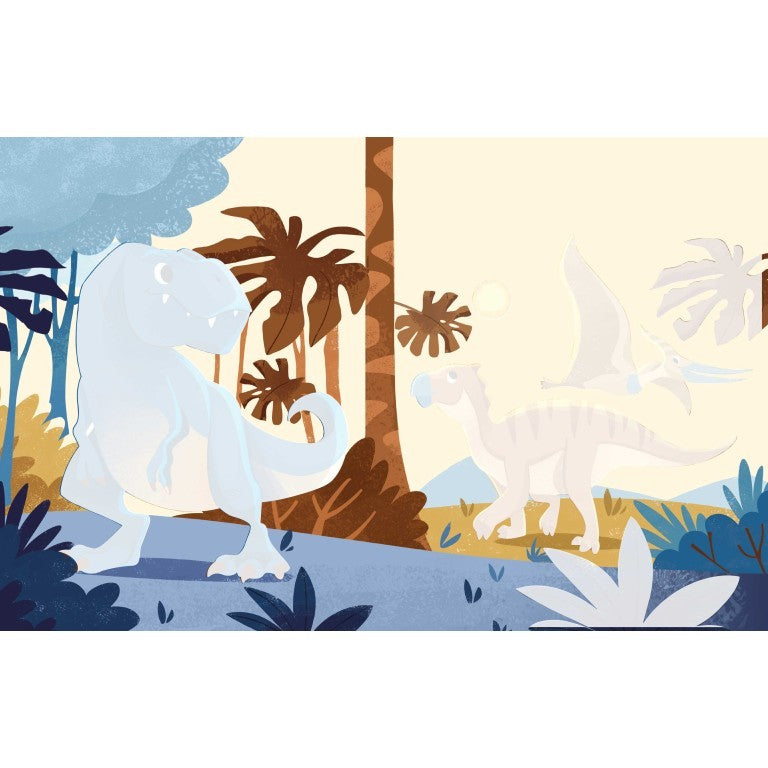 A Free the Colours Brush Book - Dinosaurs